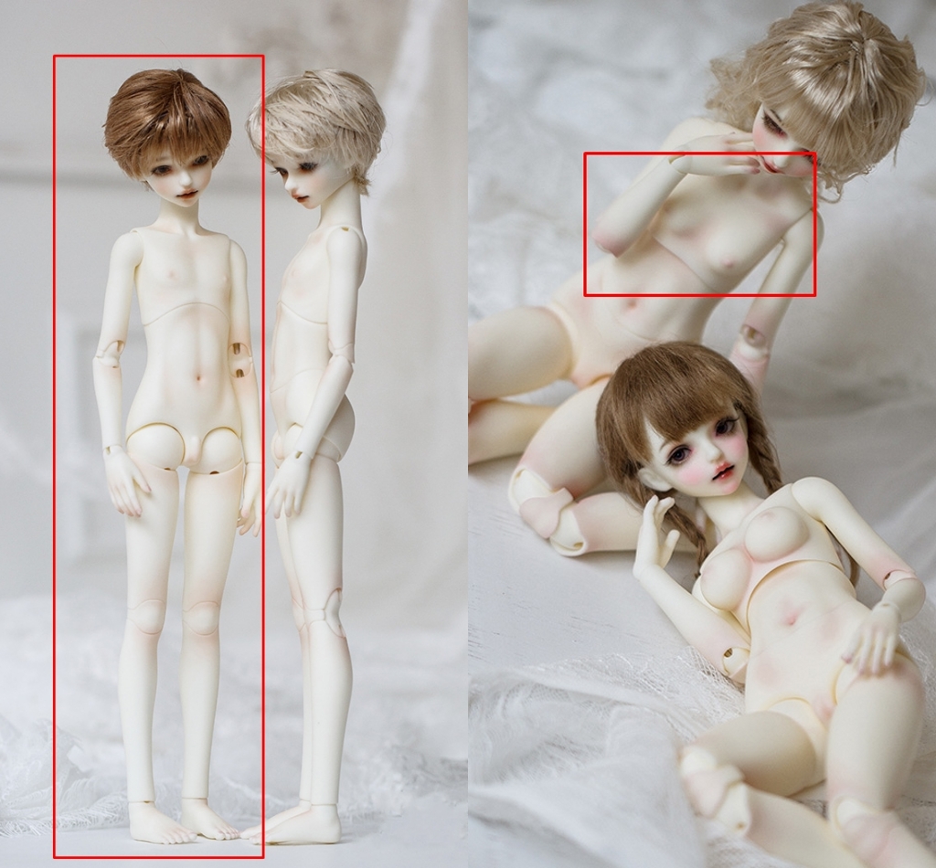 Myou 1/6 special boy girl body only - Click Image to Close